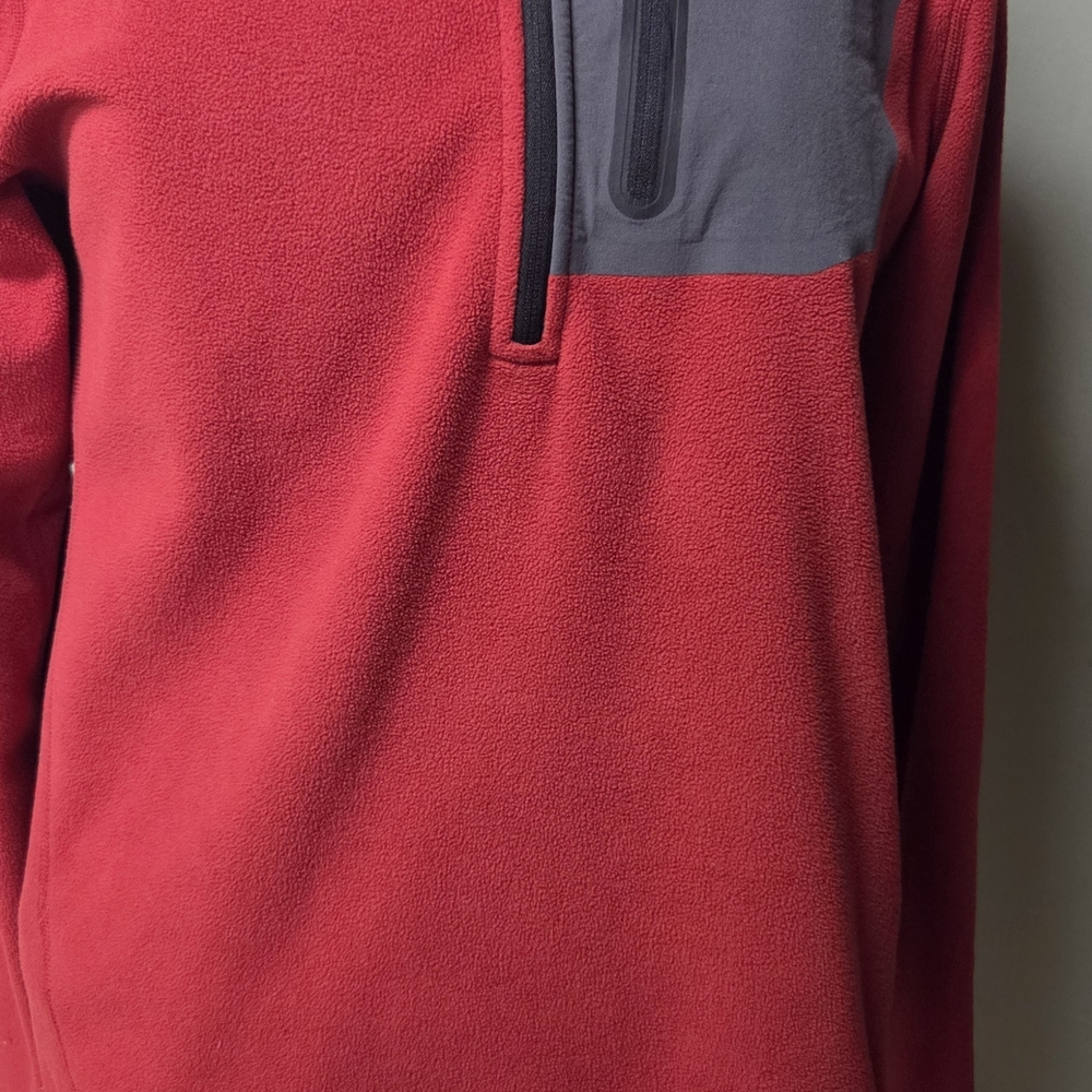 Eddie Bauer Red Fleece Pullover